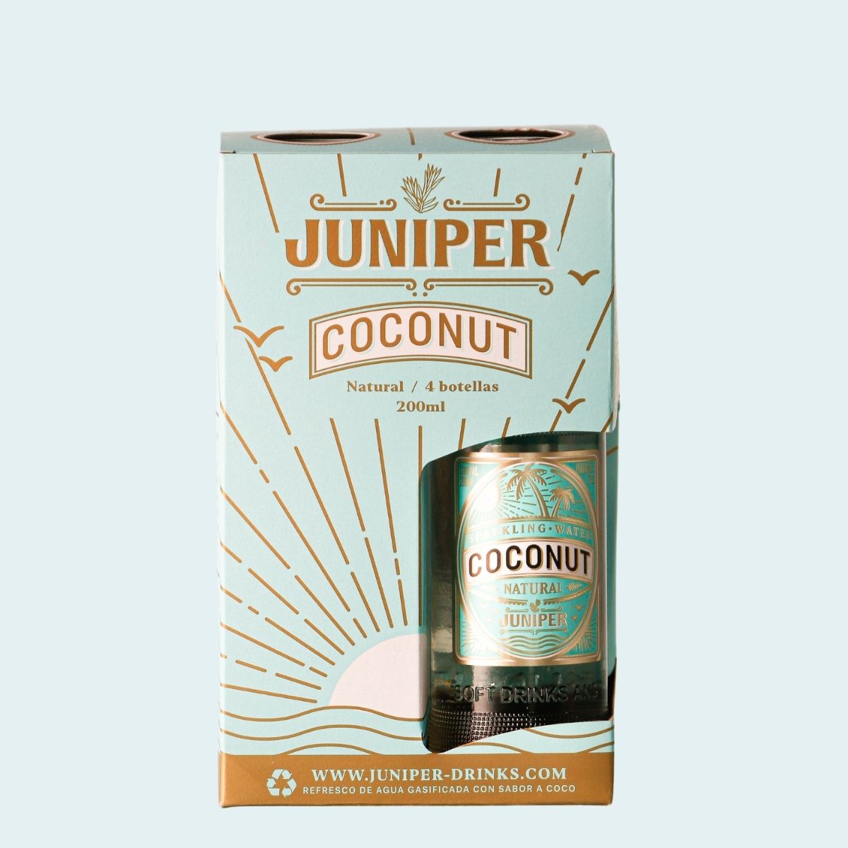 Coconut Juniper x 200 ml (Four Pack)