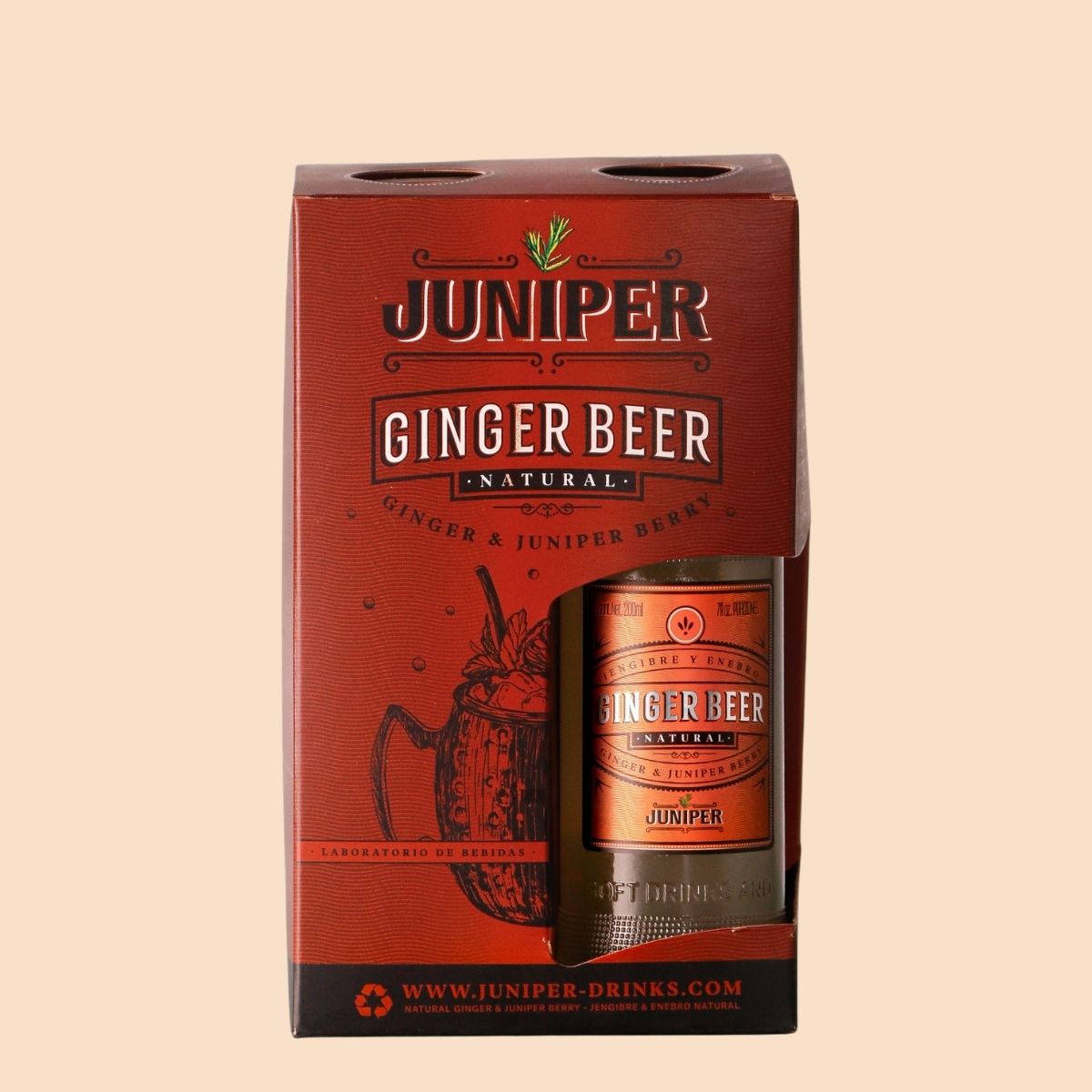 Ginger Beer Juniper x 200 ml (Four Pack)
