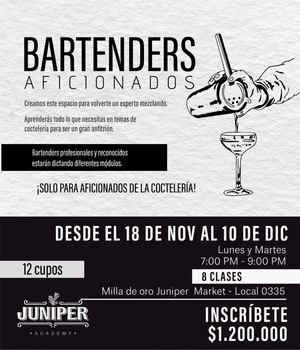 
                  
                    Cargar imagen en el visor de la galería, DIPLOMADO BARTENDERS AFICIONADOS
                  
                