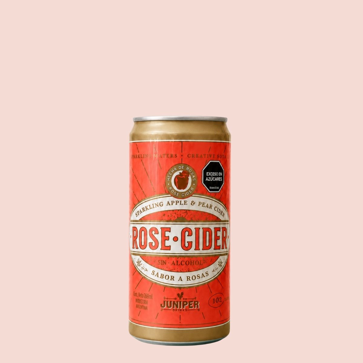 Rose Cider Juniper En Lata x 269 ml (x 24 unids)