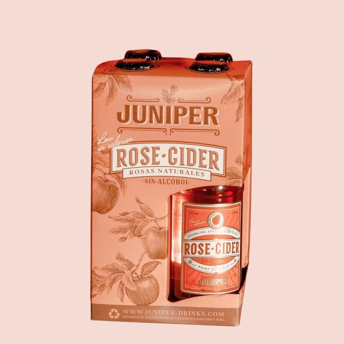 Rose Cider Juniper x 200 ml (Four Pack)